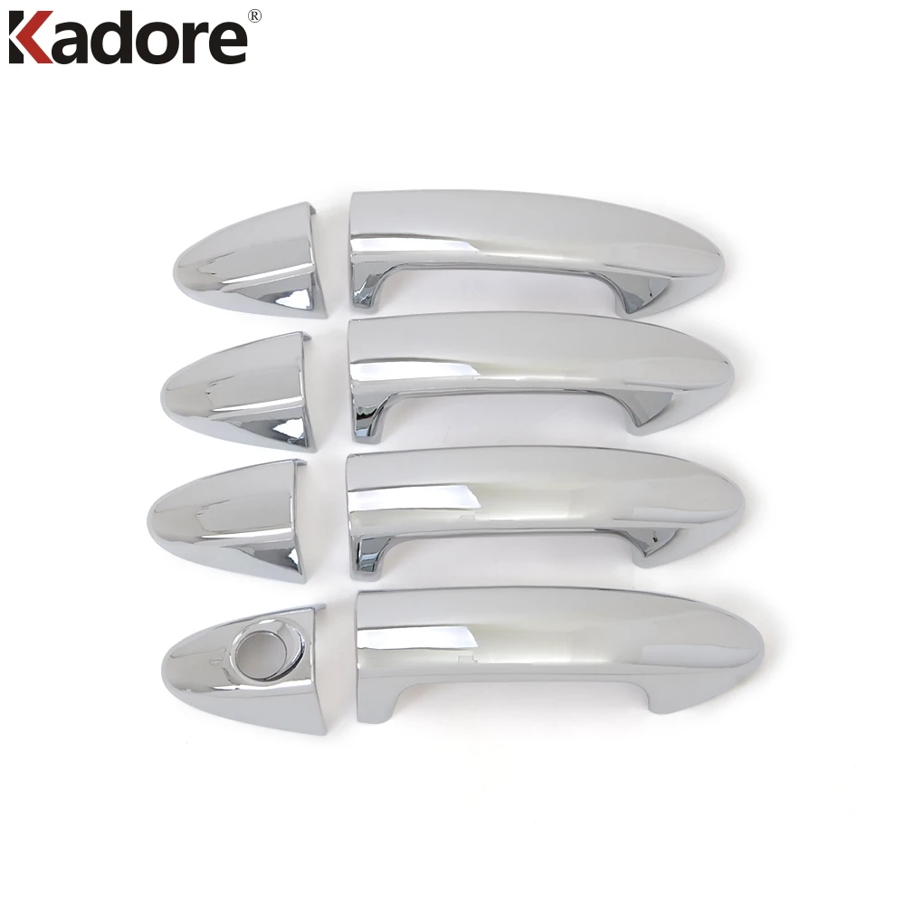 Для форд фиеста 2009 2010 2011 ABS Chrome Боковая дверь ручки крышки Накладка автомобиля