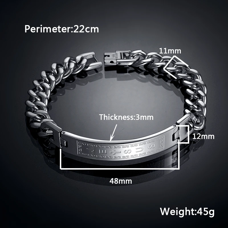 ELSEMODE очаровательный браслет из нержавеющей стали с изображением Иисуса и Креста