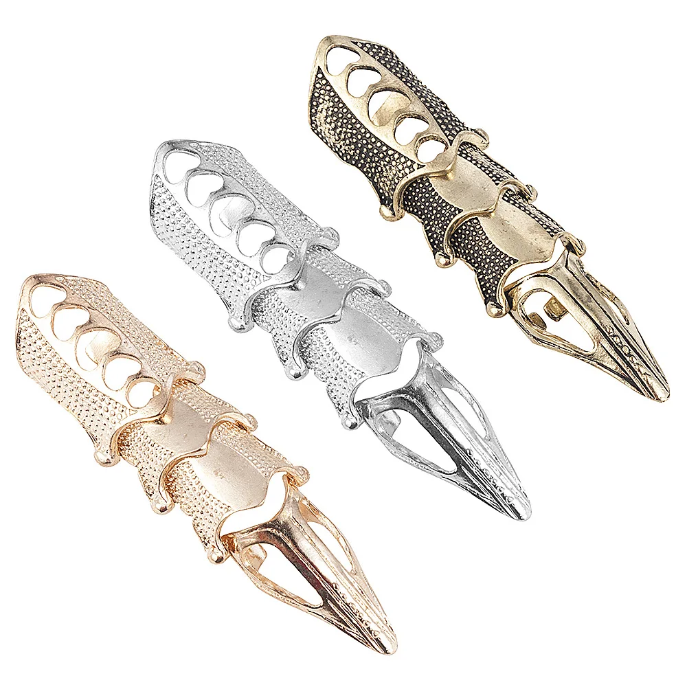 Панк готическое металлическое гибкое соединительное кольцо в стиле стимпанк