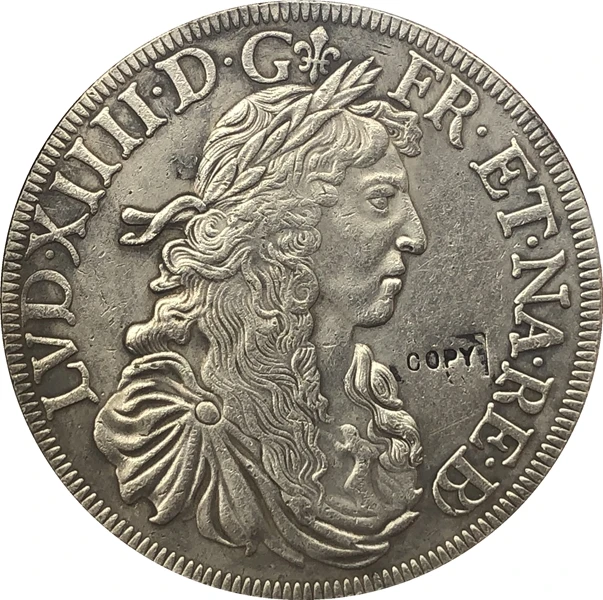 1675 французская Монета КОПИЯ