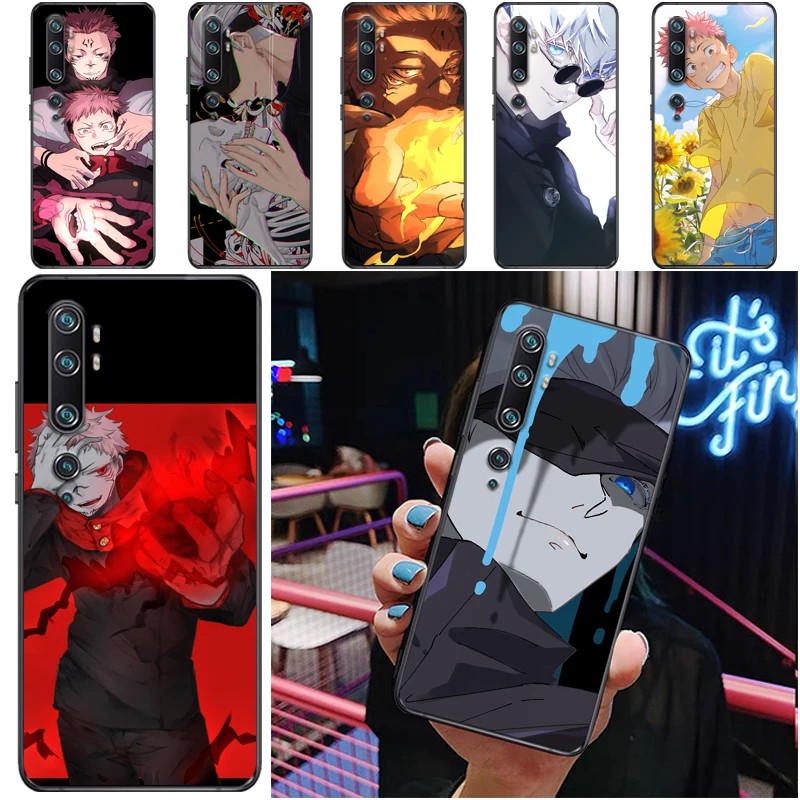 

Jujutsu Kaisen Fushiguro Megumi Satoru Gojo Sukuna Yuji Itadori Phone Case For Xiaomi CC9 Pro CC9e Cases Carcasa Soft TPU