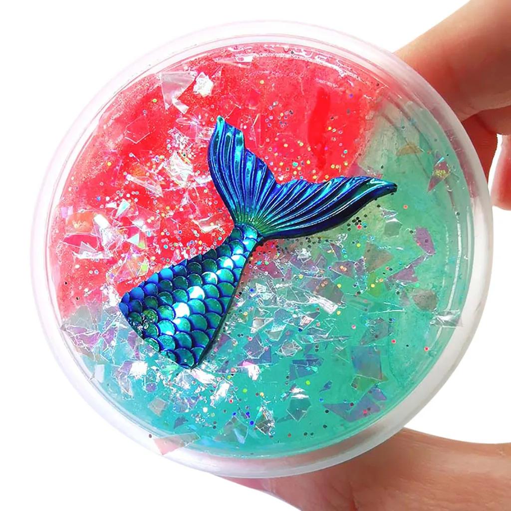 

Funny Toys 60ml Tail Mud Mixing Cloud Slime Scented Stress Kids Slime Toy Funny Present New Toys Hot Sale 2021 Cute Toys