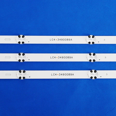 3PCS LED -achtergrondstrook voor LG 43UK6300PLB 43LJ610V 43LJ510V 43LJ624V 43LJ634V 43UJ651V 43UJ701V 43UJ65_UHD_L A LC43494A