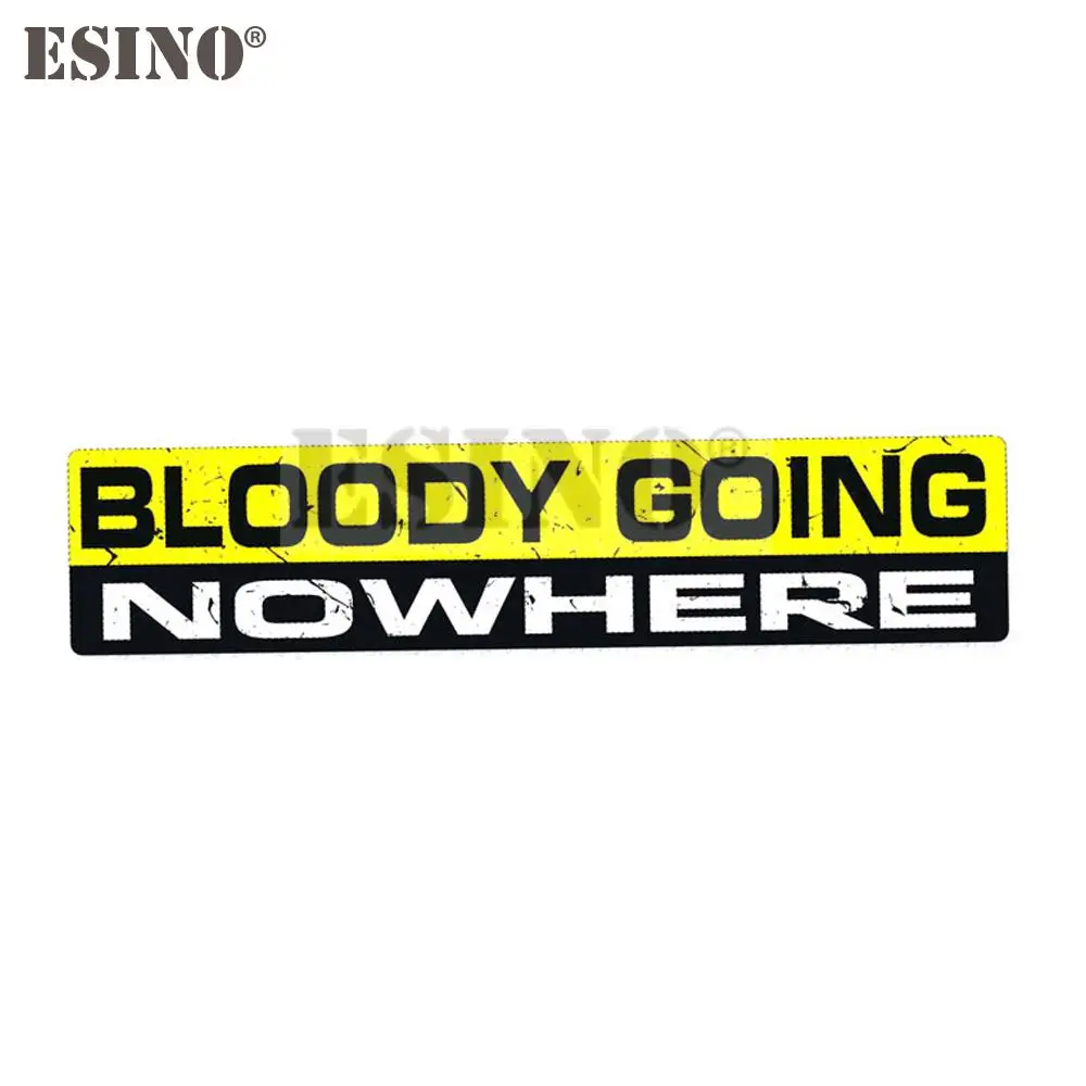 

Car Styling Creative Funny Warning Bloody Going Nowhere Sticker Cartoon PVC Decal Waterproof Car Body Pattern Vinyl