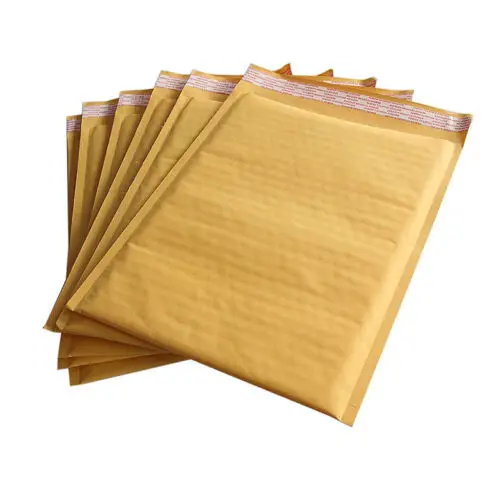 

10pcs/lot Bubble Mailer Kraft Paper Bubble Envelopes Bags Mailers Padded Shipping Envelope With Bubble Mailing Bag Drop Shipping