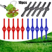 10pcs replacement plastic blades cutter replace for cordless grass trimmer strimmer garden tool supplies