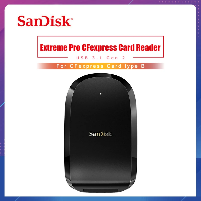 SanDisk Extreme Pro CFexpress кард-ридер USB 3 1 Gen2 скорость SDDR-F451-GNGNN USB-C для использования с карты