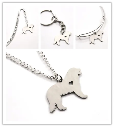 Азавак собака колье с подвесками принтом сердечки и милым собаки любимчика