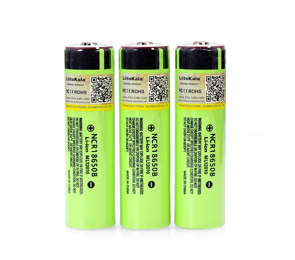 Liitokala Оригинал NCR18650B 3 7 V 3400mah 18650 wiederaufladbare литий batterie Geeignet für taschenlampe (Keine