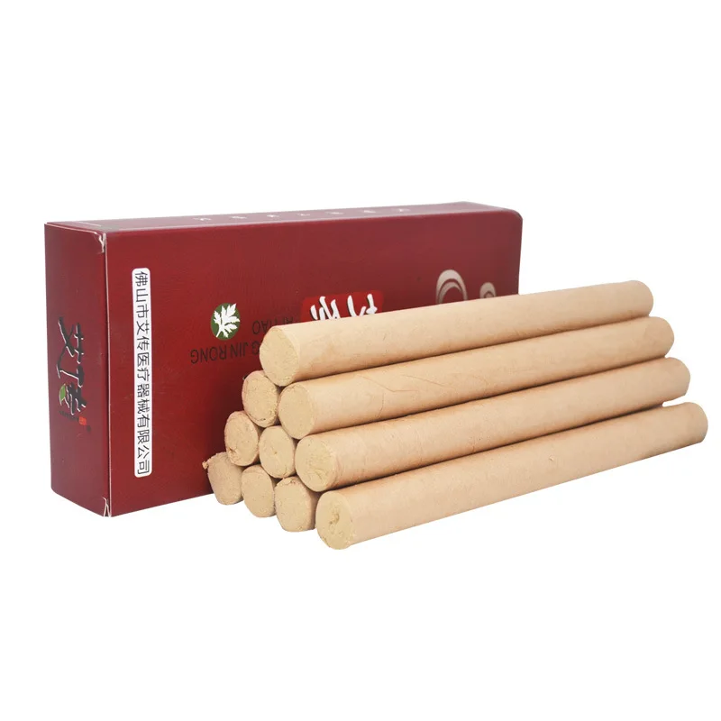 

Golden Fleece Moxa Stick Hubei Qichun Cone Handmade Moxibustion Household Moxibustion