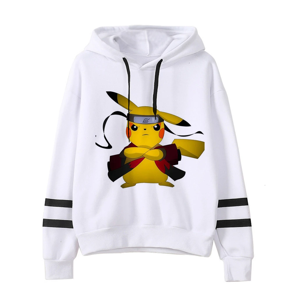 2603 Pokemon Detectiv куртка Пикачу с капюшоном Женская забавная Pika Kawaii толстовка женская одежда женские Пуловеры мультфильм японский корейский для мужчин - Цвет: 2603