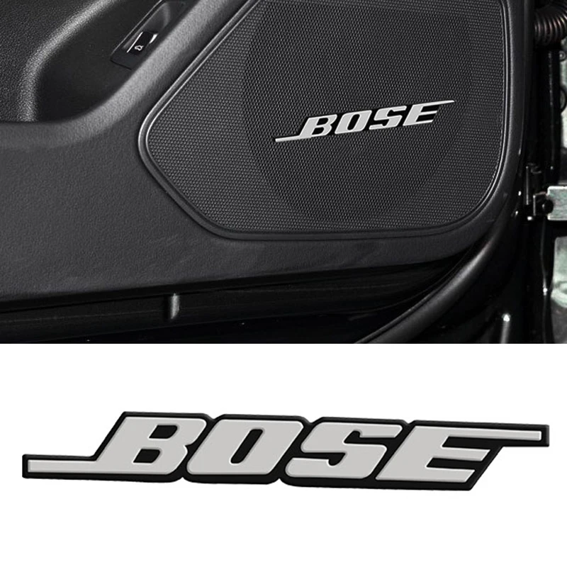 

4pcs Metal Audio Speaker Stereo Emblem Sticker For BOSE Chevrolet Colorado Cruze Spark Captiva Malibu Trax Aveo Camaro Car Goods