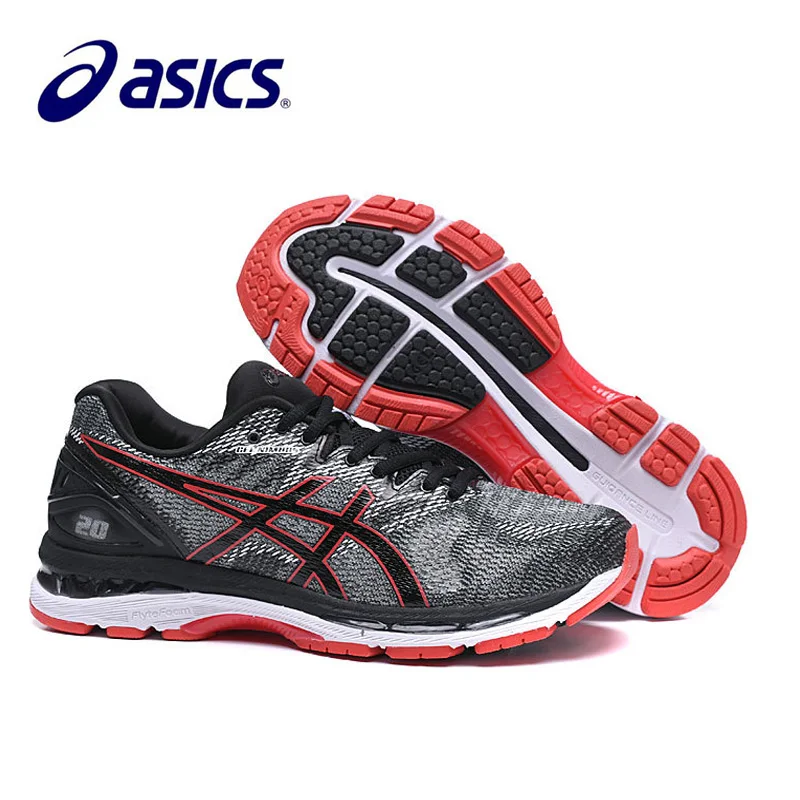 ASICS GEL-Nimbus 20 оригинальные мужские кроссовки для бега Asics мужские кроссовки дышащая Спортивная обувь кроссовки