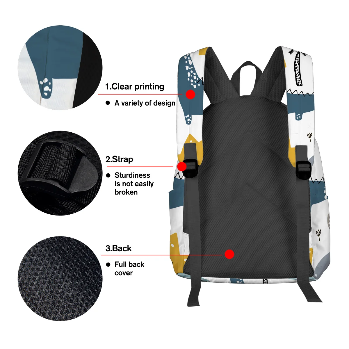 Милый рюкзак с динозавром из мультфильма для студентов колледжа ноутбука сумка