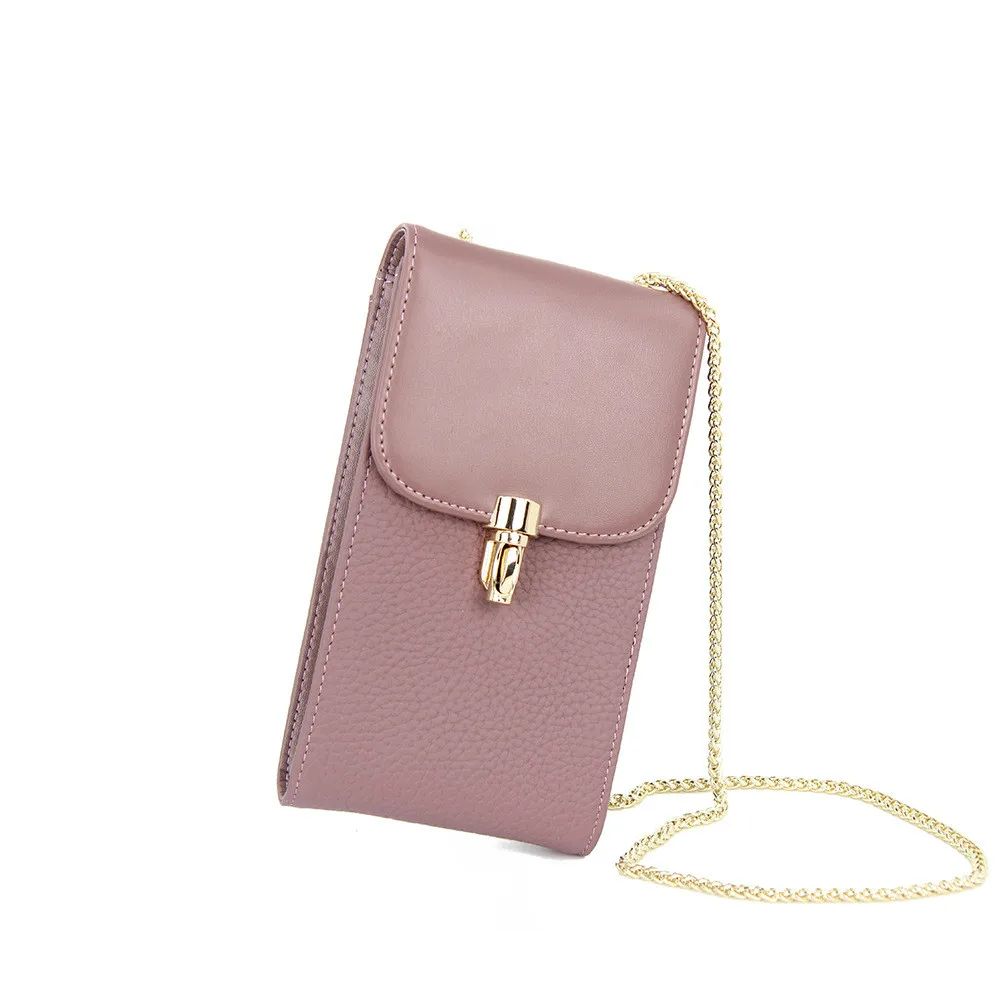 

Genuine Leather Shoulder Bag Women Casual Wallet Designer Cowhide Mobile Phone Handbag Purse Card Holder Crossbody bags Totes