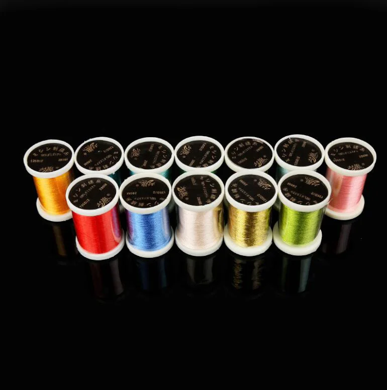 40 шт./компл. 135D яркий искусственный шелк компьютерная вышивальная машина нить для