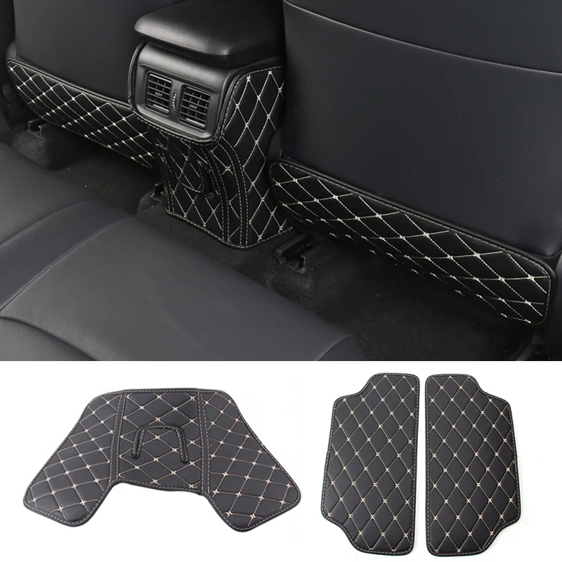 

Central Armrest Box pad Seat Back Children kick-proof Protective Pad For Toyota RAV4 2019 2020 2021 RAV 4 XA50 Accessories