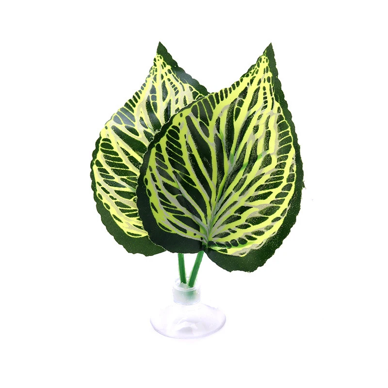 Аквариум Betta искусственное растение с листьями рыбы откладки яиц постельный