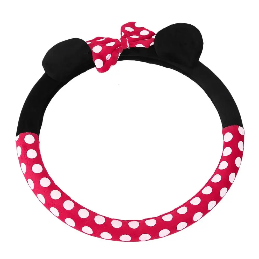 Автомобильный Стайлинг лук чехол рулевого колеса автомобиля стильная футболка с