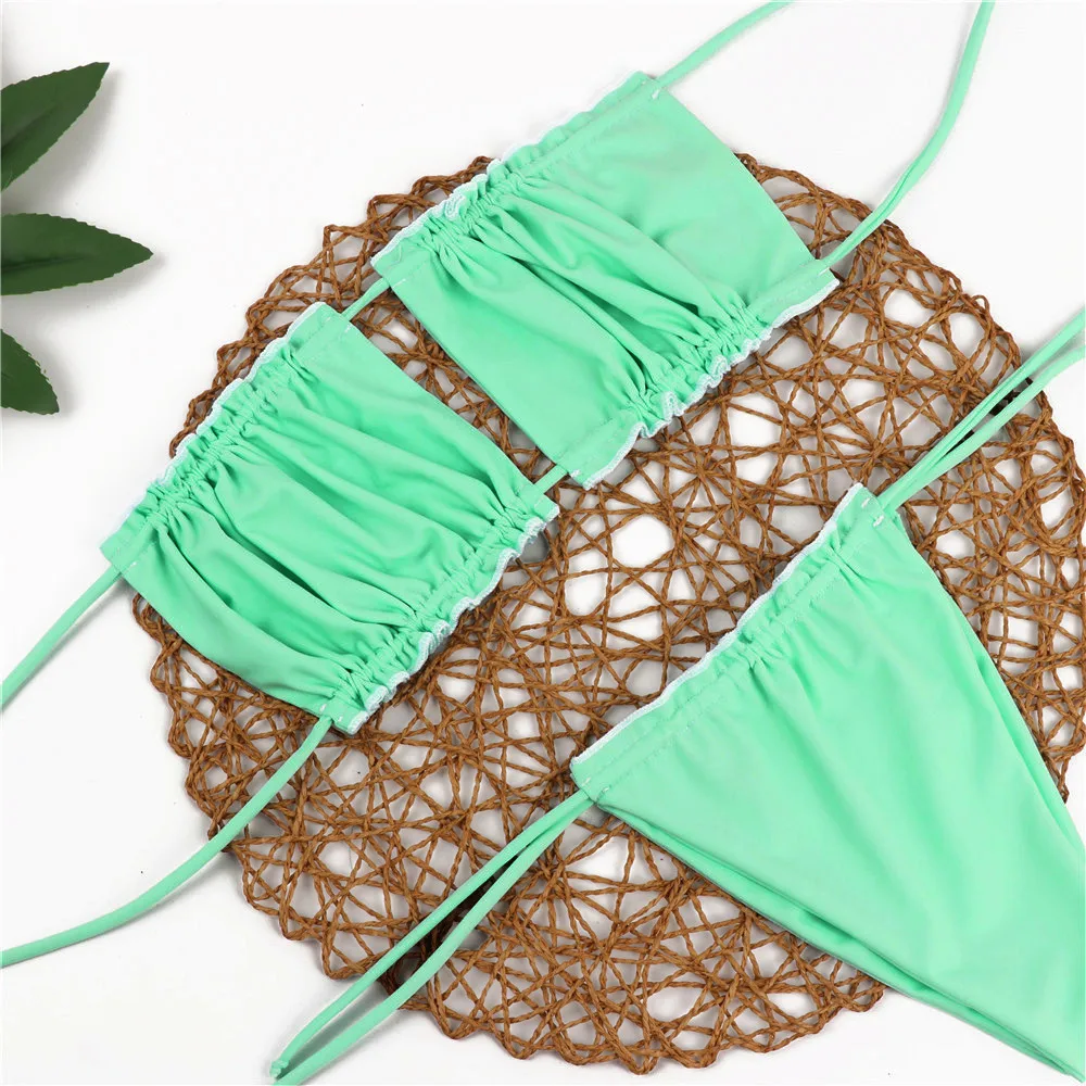 

Bikinis Set For Women Swimsuit Summer Beach Wear Brazilian Biquinis Feamle Bathing Suits 2021 Sexy Women Bikini Swimwear