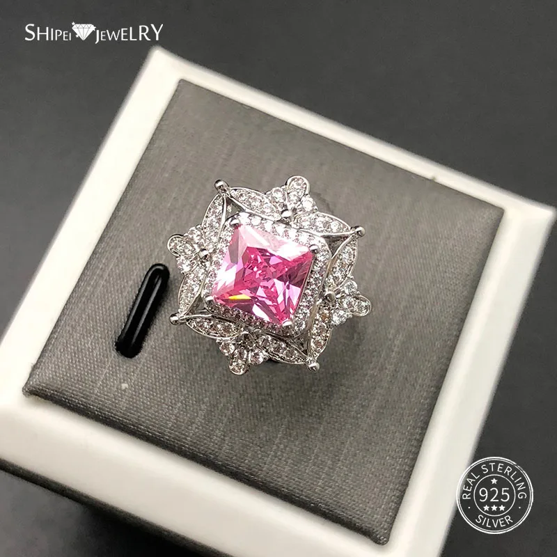 Женское Обручальное Кольцо Shipei роскошное обручальное кольцо из стерлингового