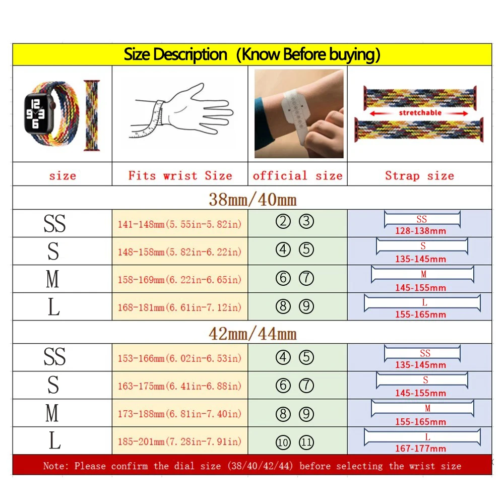 Braided Nylon Solo Loop strap For Apple watch band 44mm 40mm 38mm 42mm Elastic fabric bracelet For iWatch Series SE 6 3 4 5 2 1