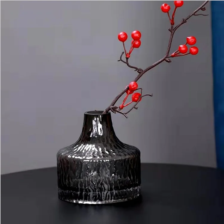 Домашнее украшение для гостиной маленькая стеклянная ваза с молотком