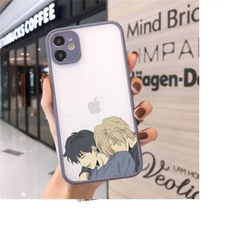 

Japan anime Banana Fish Phone Cases matte transparent For iphone 7 8 11 12 plus mini x xs xr pro max cover
