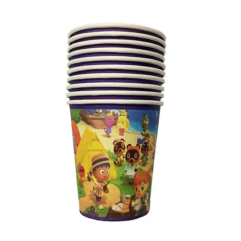 Скатерть с животными одноразовая скатерть для детского дня рождения