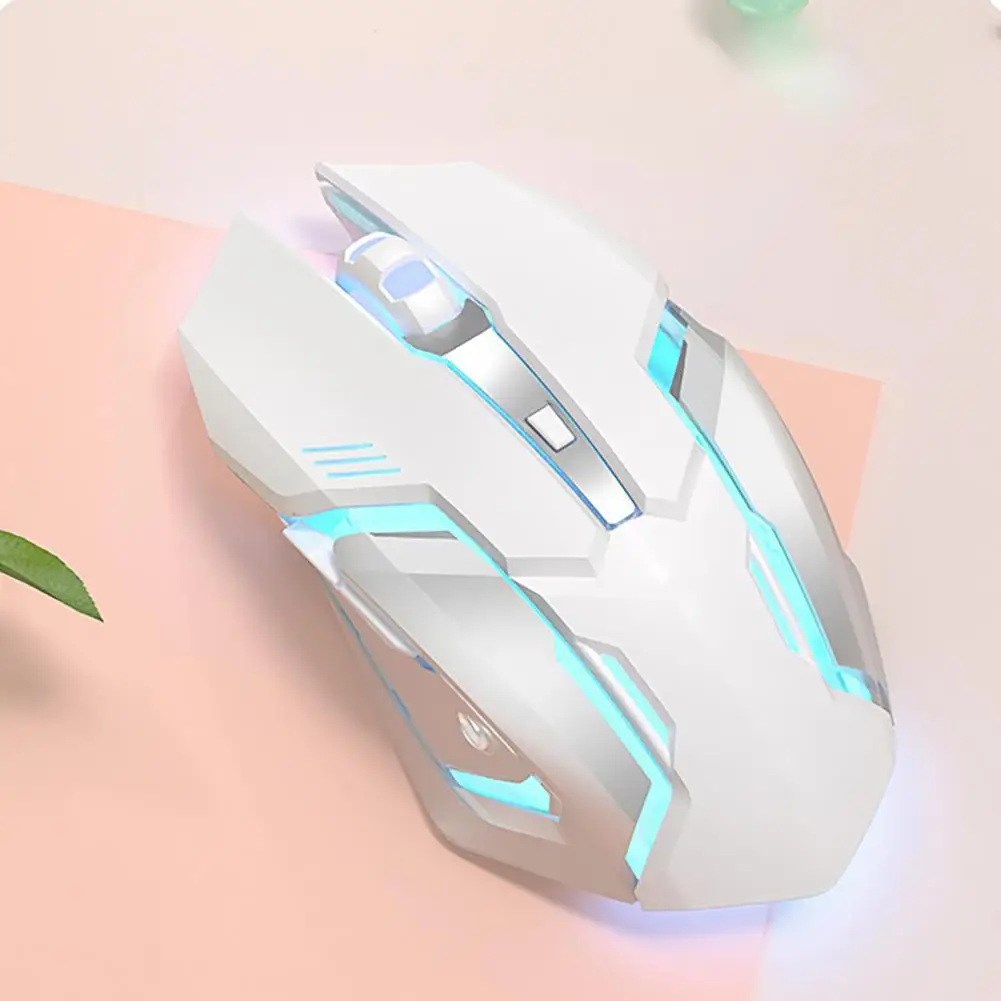 

2021 Newest Wireless Mouse High Resolution Mute Comfortable 2.4G Bluetooth-compatible 1600DPI Mechanical Mouse for Notebook