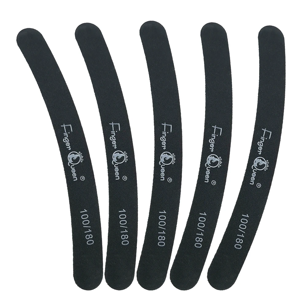 Пилка для ногтей 5 шт./лот наждачная бумага пилка гель лака 100/180 профессиональный