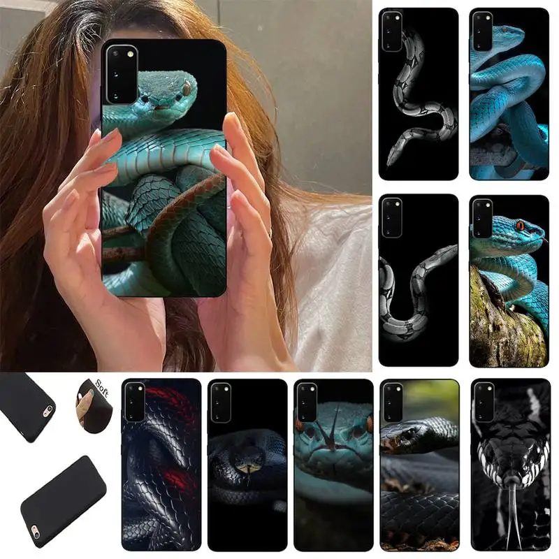 

Snake Phone Case Fundas Shell Cover For Samsung S10 S20 Fe Lite S21 S30 ULTRA Plus 5G