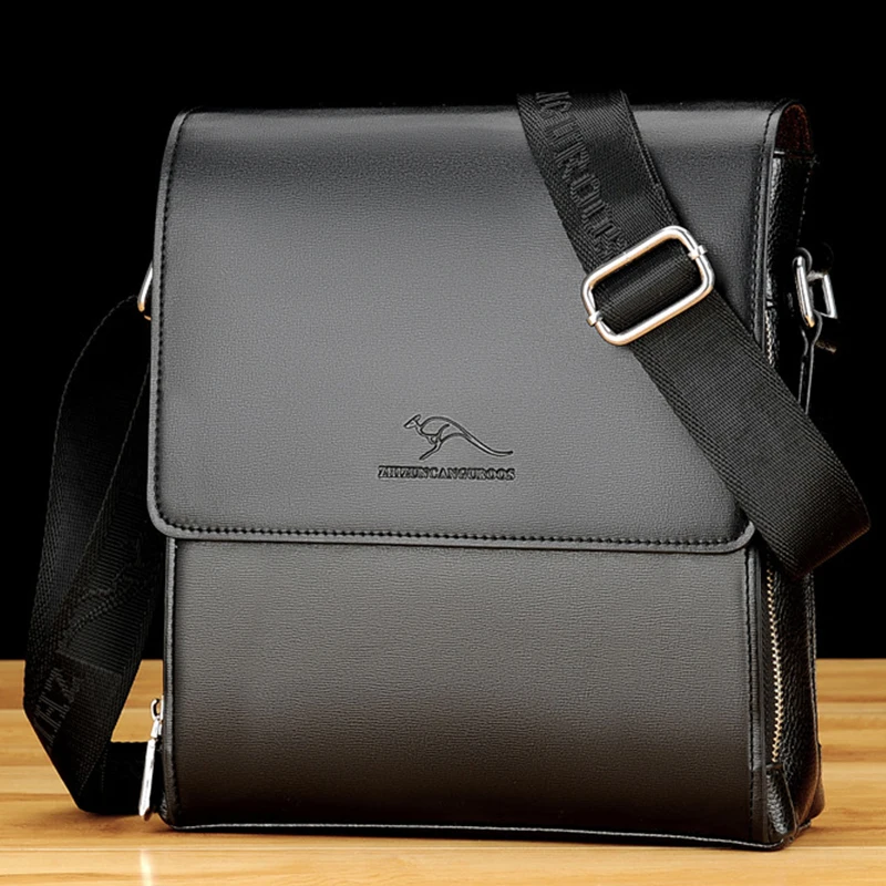 Сумка через плечо для мужчин вместительный деловой портфель винтажная