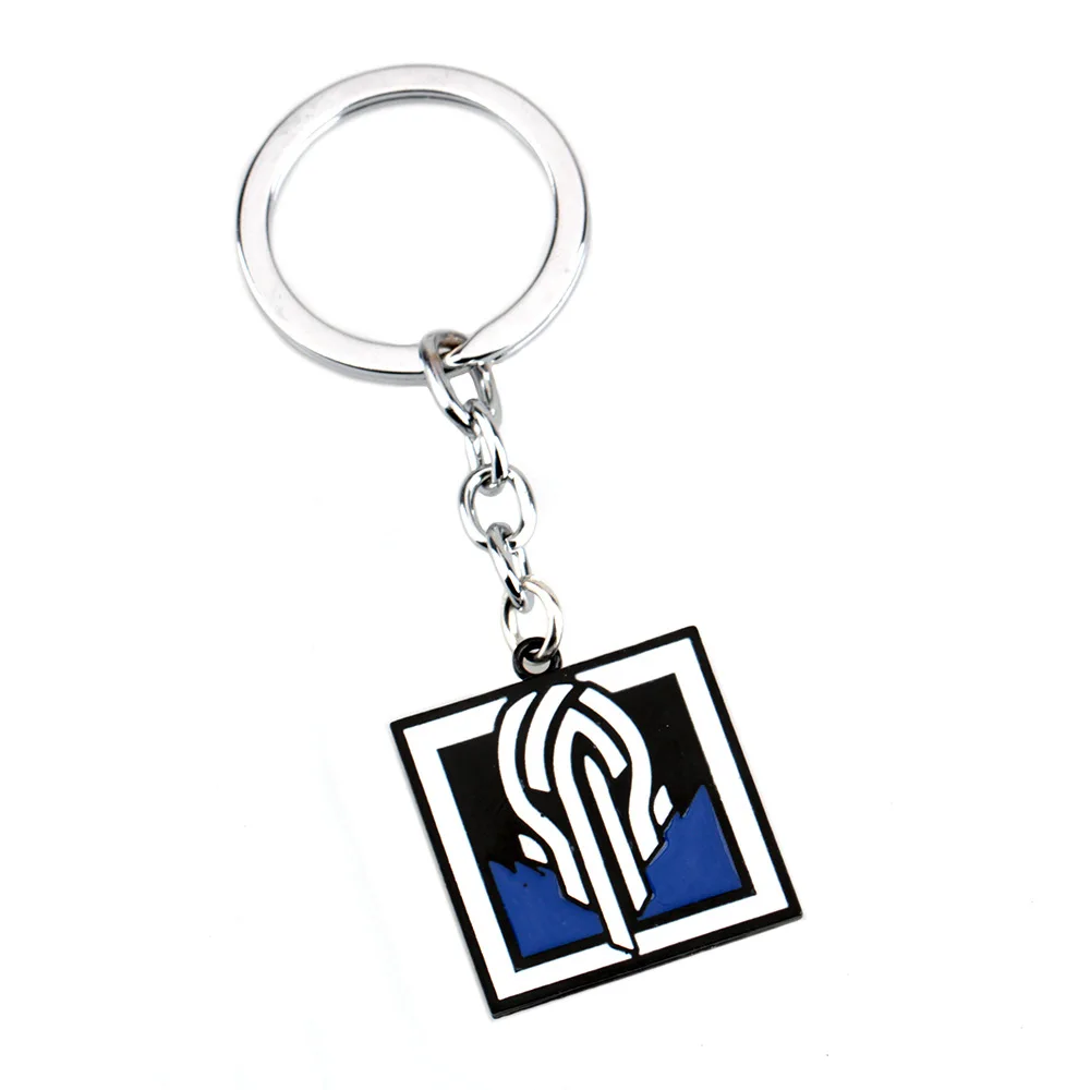 

2020 Game Rainbow Six Siege Keychains Men Tachanka Echo Kapkan Lesion Smoke Sledge Hibana Key Chains Holder Porte Clef Jewelry