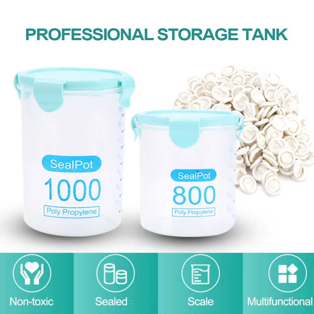 800 мл 1000 Профессиональный Многофункциональный бак для хранения татуировки