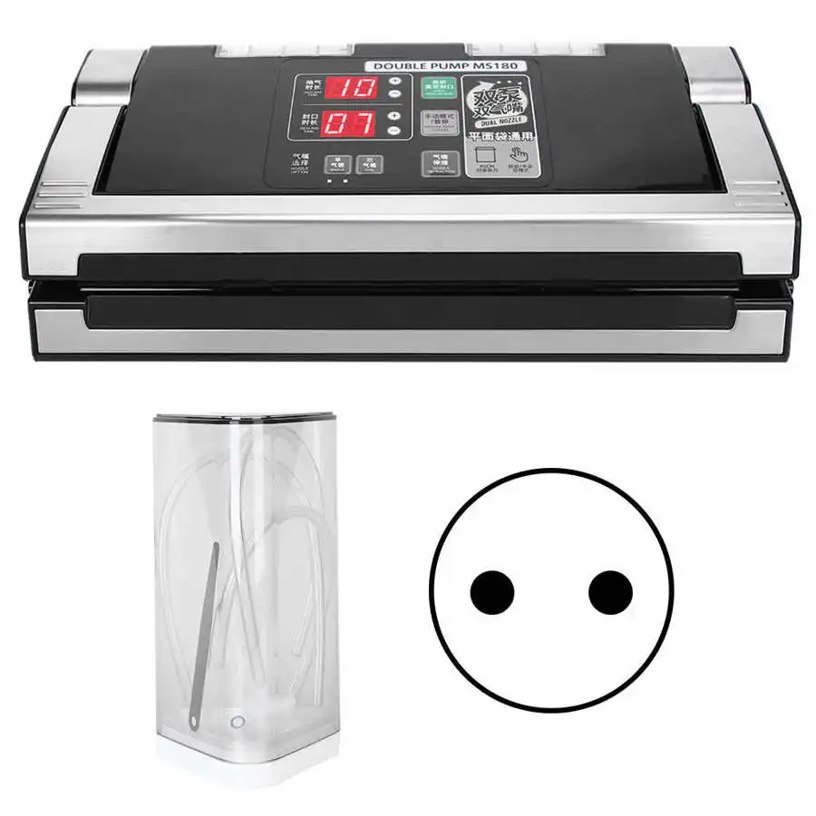 Вакуумный упаковщик MS180 для пищевых продуктов 220 В|Вакуумные упаковщики| |