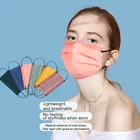 Маска одноразовая для взрослых Morandi, цветные маски, 4-слойные, дышащие, пыленепроницаемые маски для лица, 1050100 шт.
