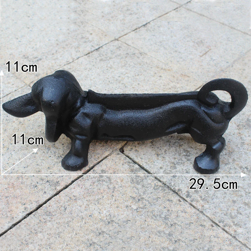 Винтаж чугунная гриль песиков для скребок в европейском стиле ручной работы