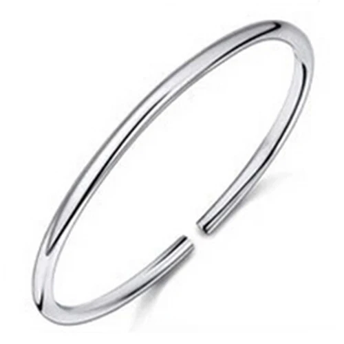 Женский Гладкий Открытый браслет на запястье|Браслеты с шармами| |