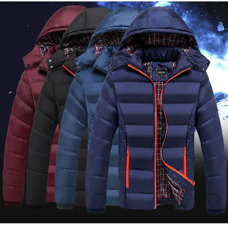 

Мужская теплая парка, Повседневная брендовая одежда, 5XL, 2019