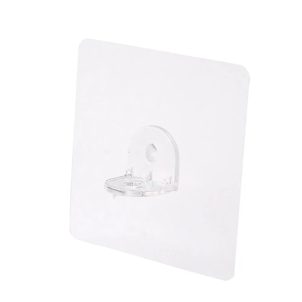 

10pcs/lot Board Support Non-perforated Wardrobe Partition Layer Fixed Paste Hook Shelf Support Adhesive Pegs