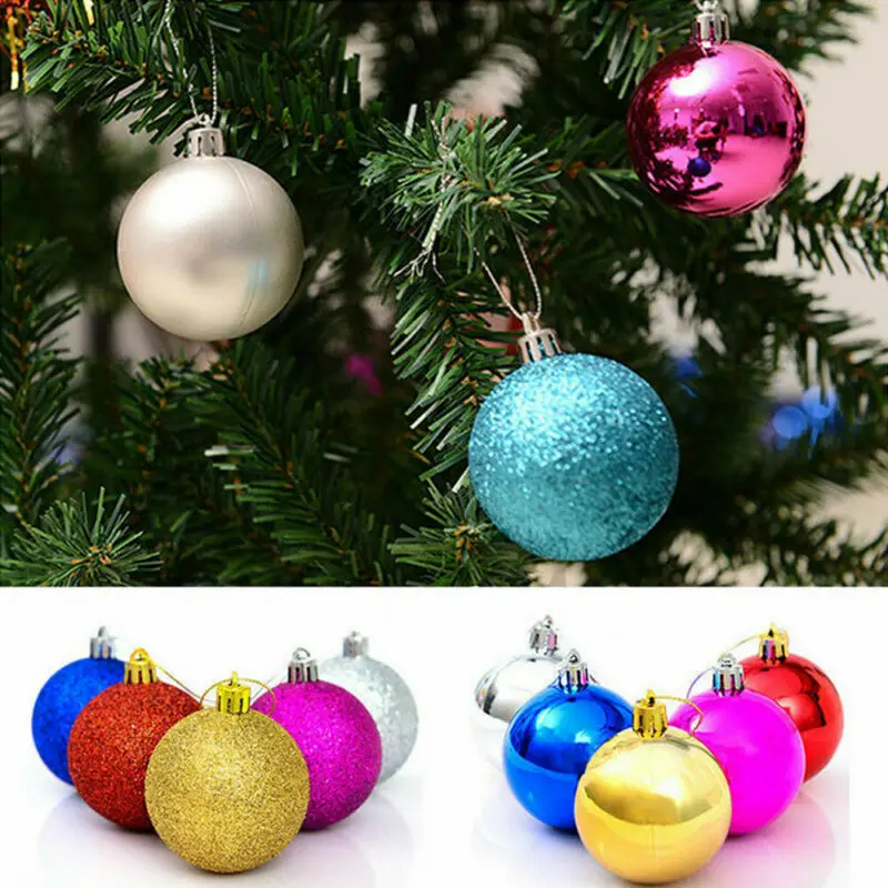 Рождественская елка украшения мяч 60 мм безделушка висит украшение для домашней