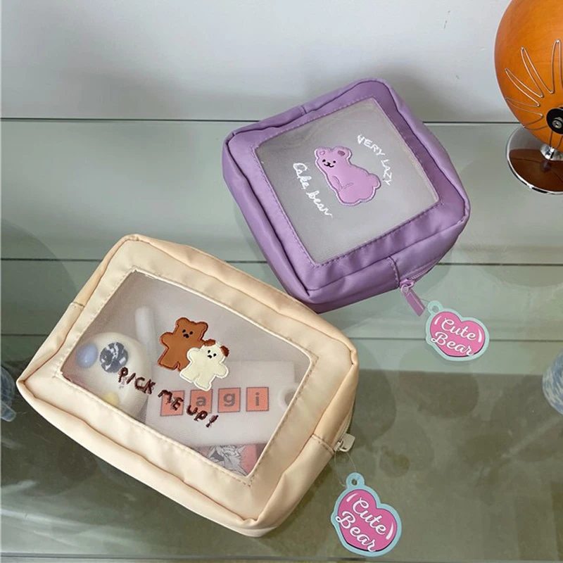 Bentoy Milkjoy корейский модный чехол для косметики медведя собаки милые девушки