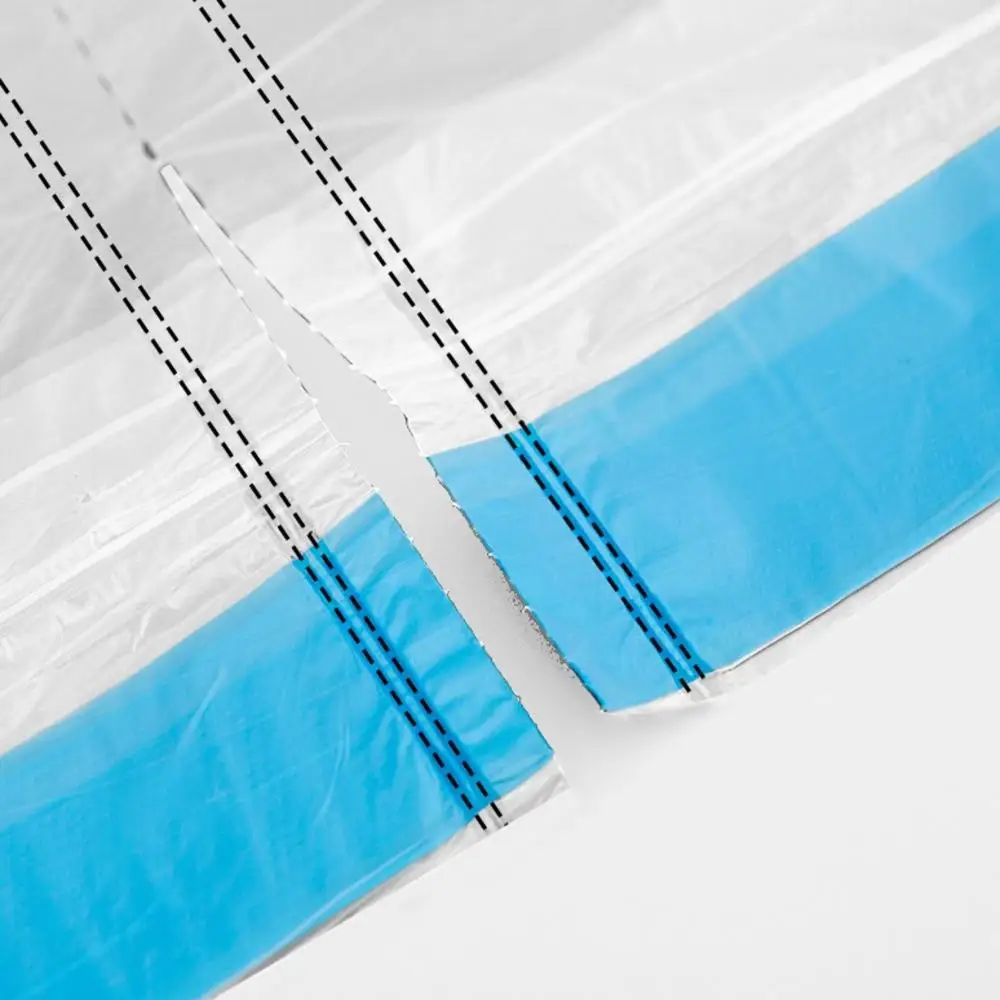 

New 5/10 Rolls Auto Close Drawstring Garbage Bag Thickened Disposable Plastic Bags Cleaning Storage Bag Household Supplies