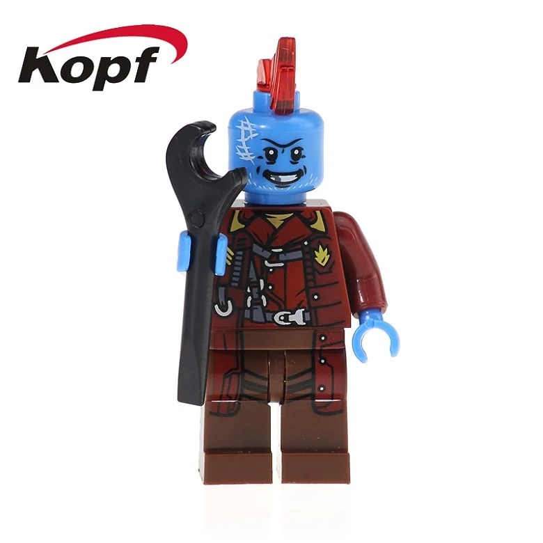 605 Without Box Одиночная Супер Герои Yondu Хищник Хацунэ Мику инопланетянин Дракс Разрушитель Кирпичи Строительные блоки Детские Подарочные игрушки PG1177 - Цвет: 605 Without Box