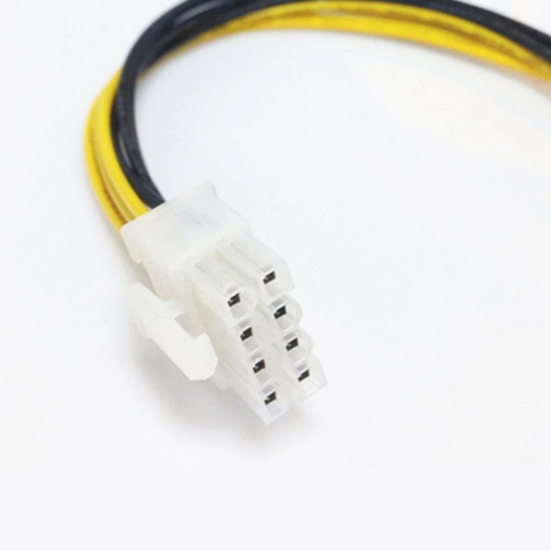 

10Pcs 4 Pin Male to 8 Pin Female CPU Power Converter Cable Lead Adapter 4Pin to 8Pin Computer Connector Extension Cable