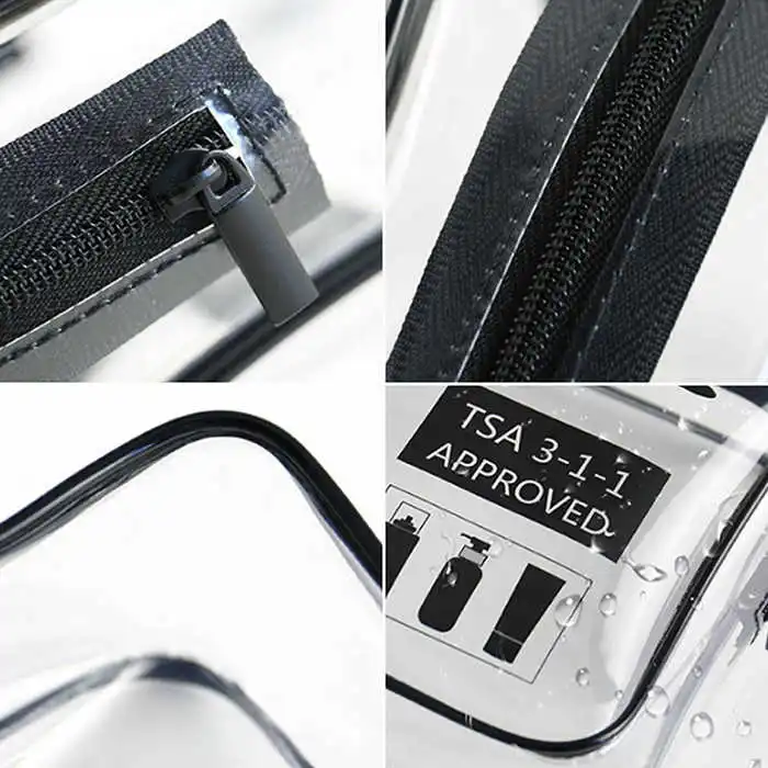 Качественная прозрачная дорожная сумка для туалетных принадлежностей деловых