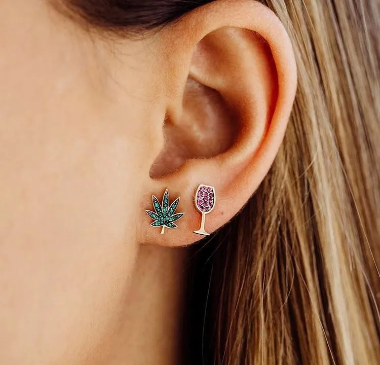 New Earrings Fashion Jewelry Punk Combination Asymmetric Pop Earring Oorbellen Luxury For Women Wholesale | Украшения и