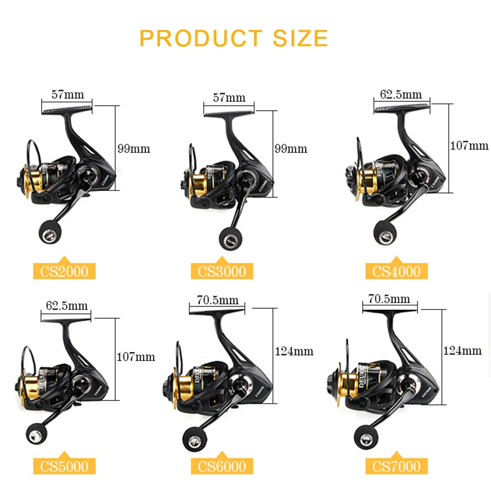 Сверхлегкая мощная Рыболовная катушка для спиннинга 3000 7000 Максимальная нагрузка