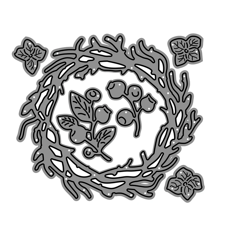 Цветочный набор металлические шаблоны для рамки скрапбукинга тиснения бумаги
